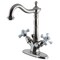 Kingston Brass KS1438PX 2-Handle Bthrm Faucet W/Brass Pop-Up & Cover Plate Nickel KS1438PX - alternate 1